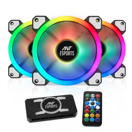 Ant Esports Superflow 120 Kit ARGB Triple Pack  